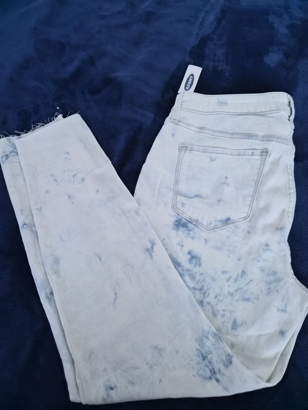 Light Blue Tie-Dye Women’s Skinny Jeans